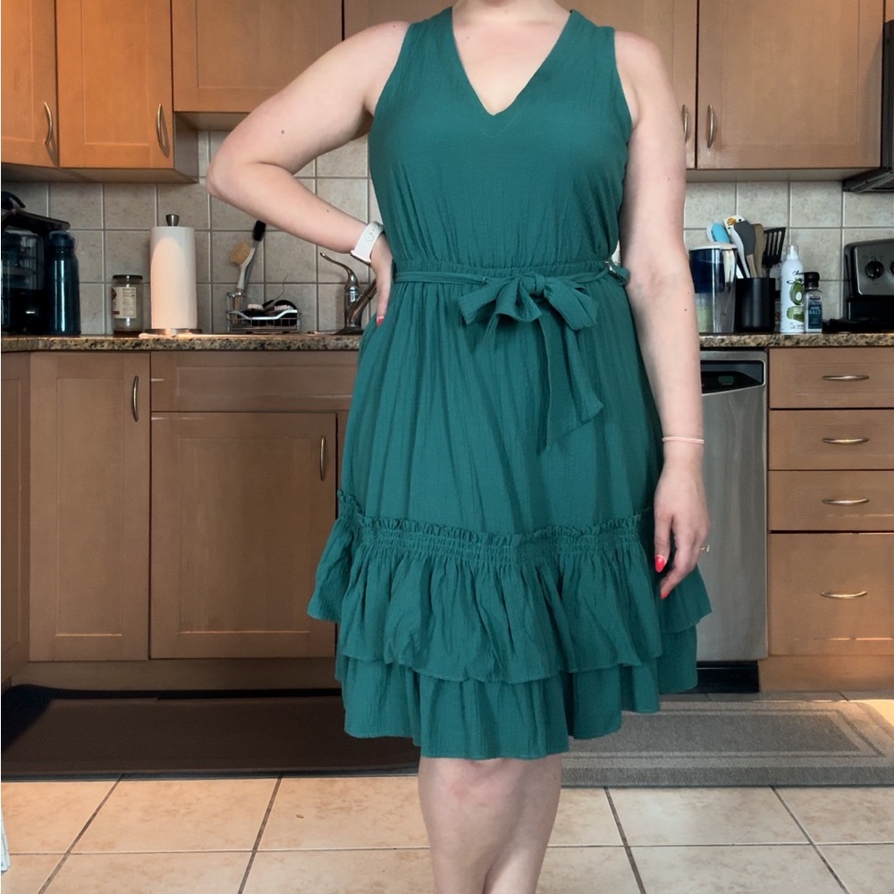 Calvin Klein Ruffle Dress